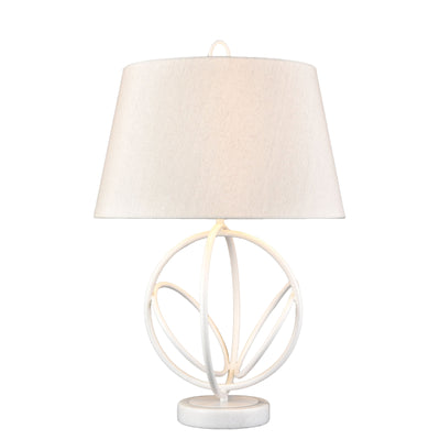Morely 26'' High 1-Light Table Lamp - Matte White