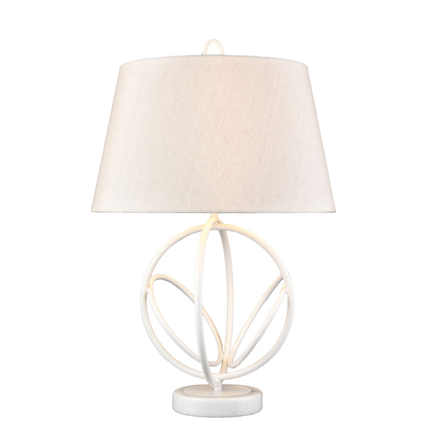 Morely 26'' High 1-Light Table Lamp - Matte White