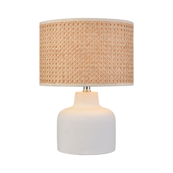 Rockport 17'' High 1-Light Table Lamp - Matte White