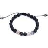 Black Vein Agate Aromatherapy Bracelet