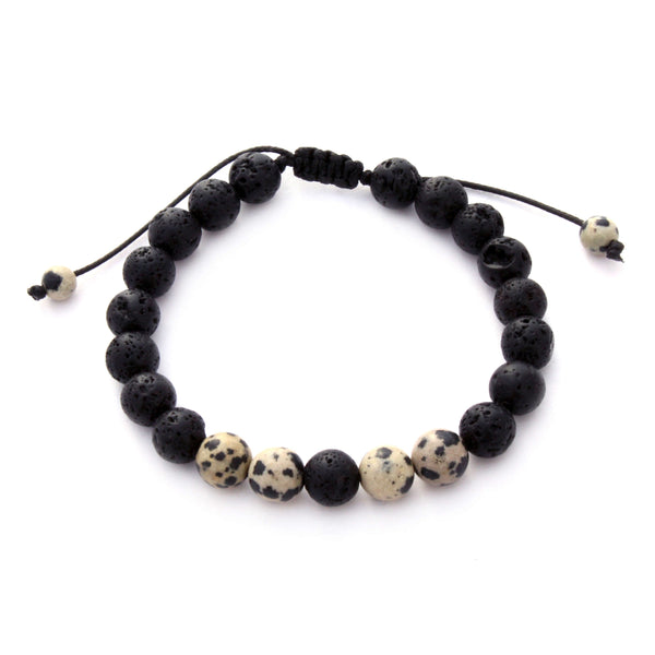 Dalmatian Jasper Aromatherapy Bracelet