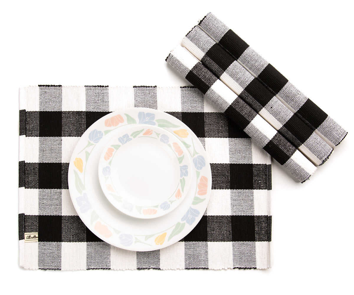 Rectangle Placemats - Checkered Placemats