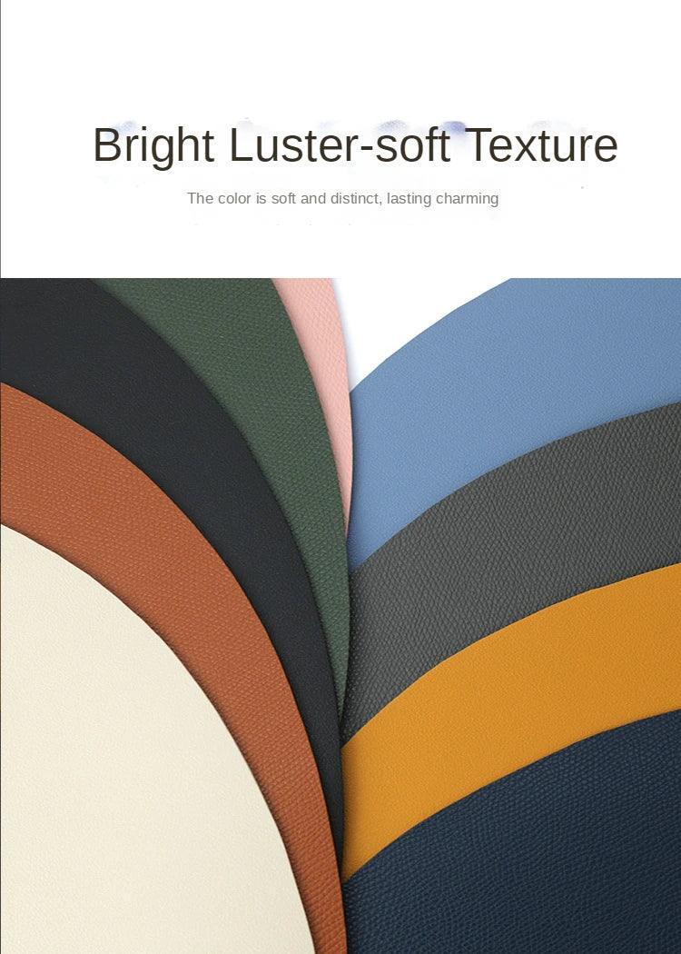 Placemat - Waterproof PU Leather Semicircle