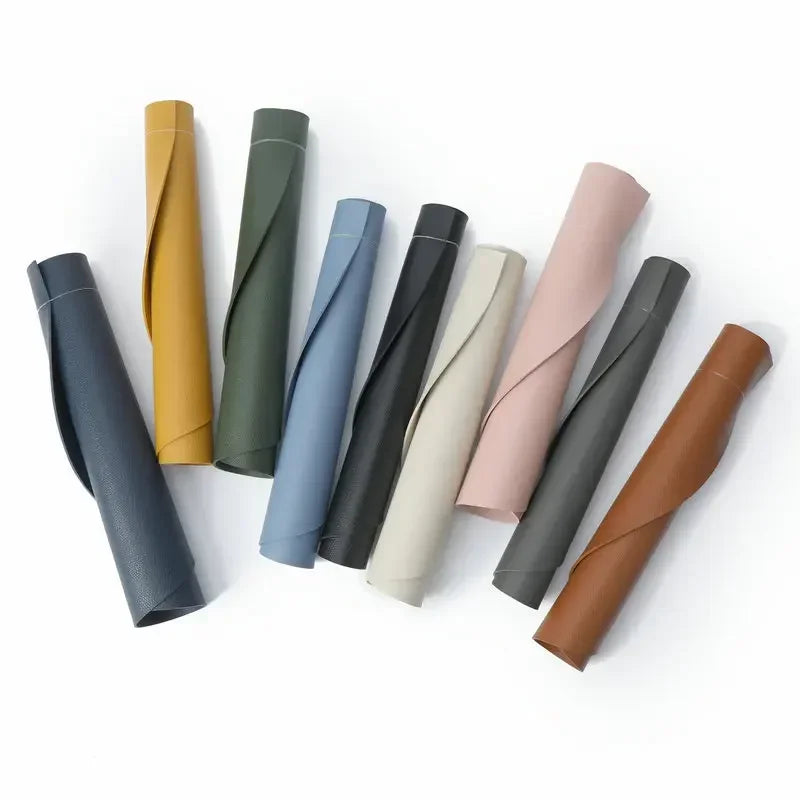 Placemat - Waterproof PU Leather Semicircle