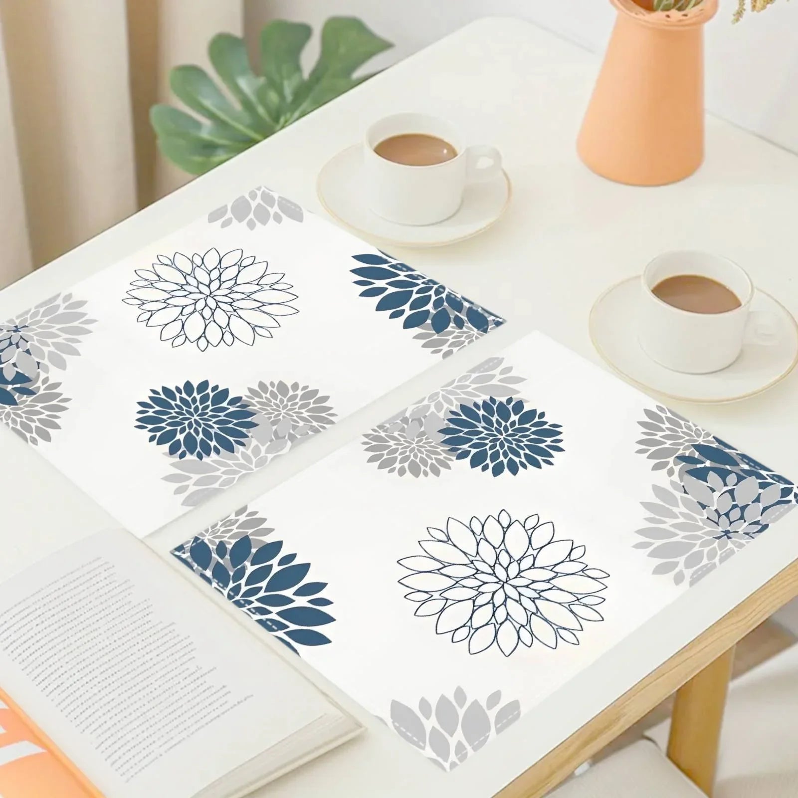 Placemats - Floral Linen 12x18 Inch