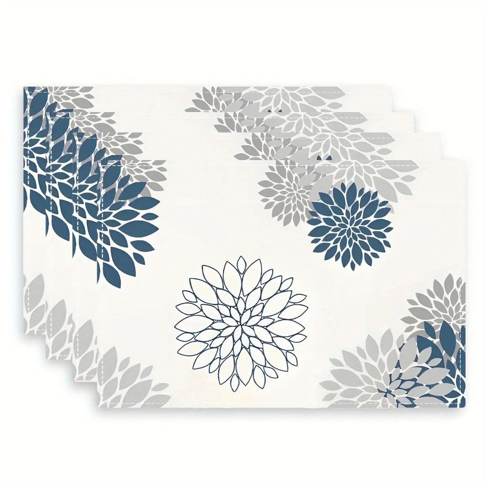 Placemats - Floral Linen 12x18 Inch