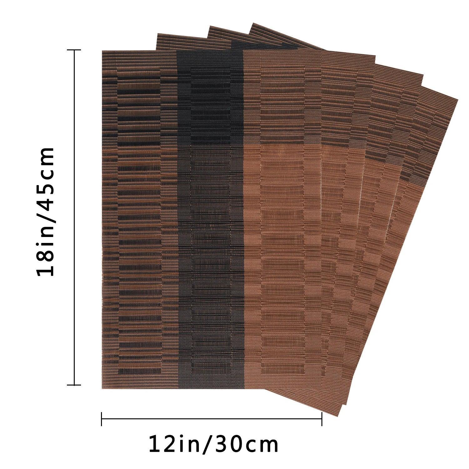Placemats - Weave Stripe PVC