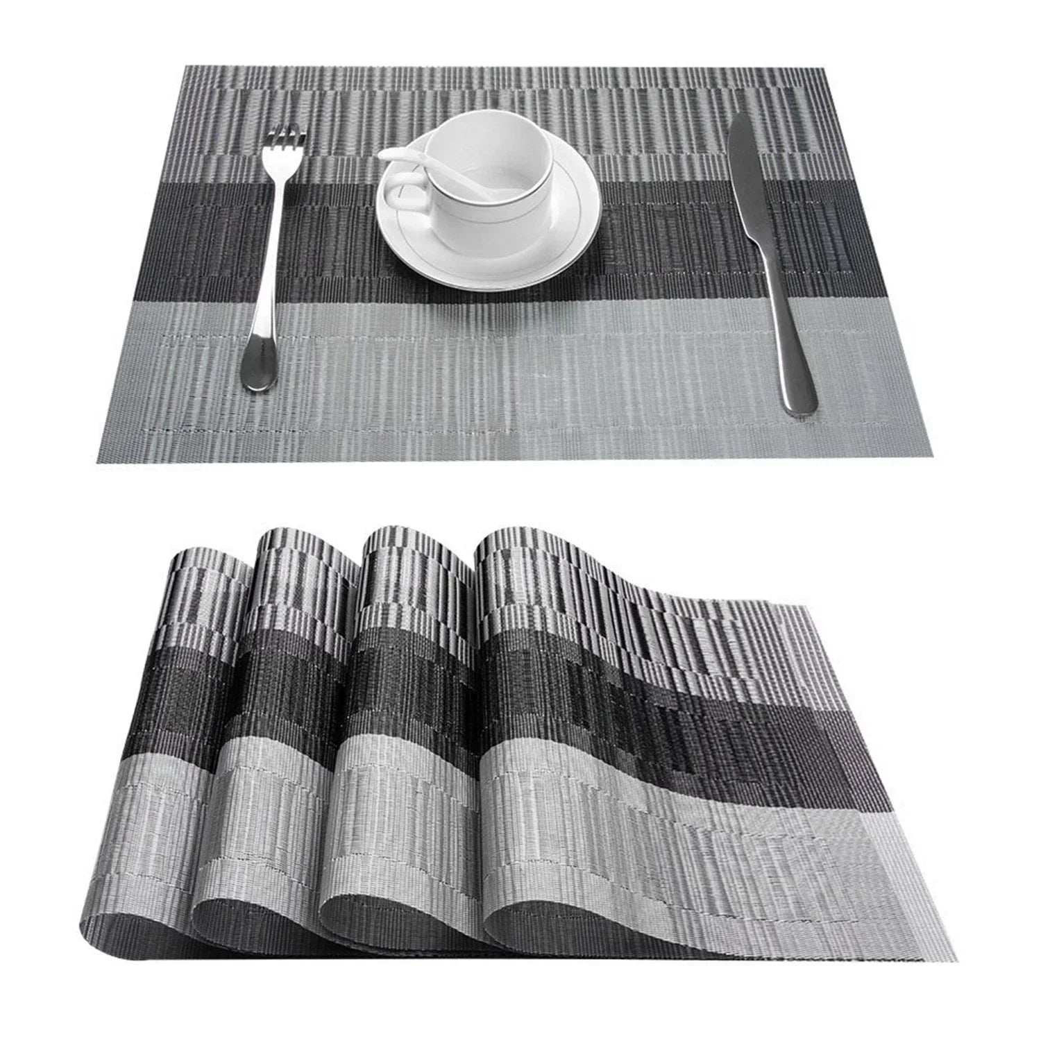 Placemats - Weave Stripe PVC