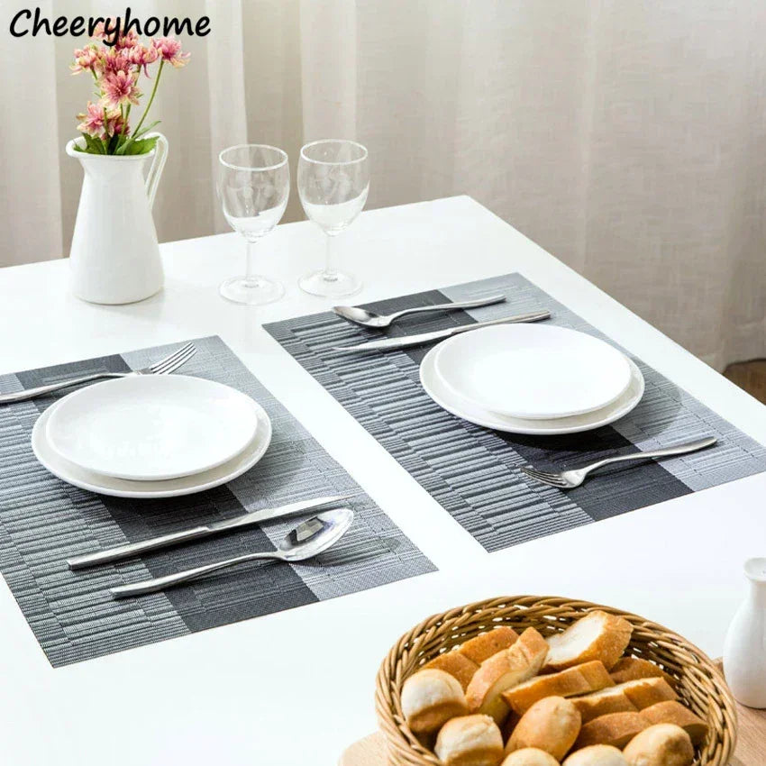 Placemats - Weave Stripe PVC
