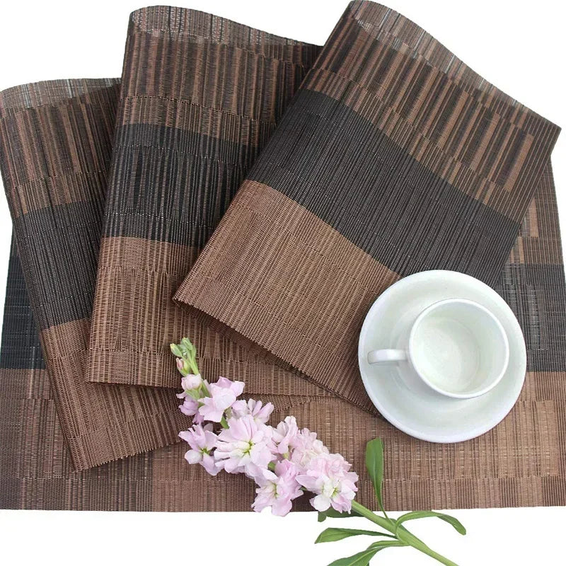 Placemats - Weave Stripe PVC