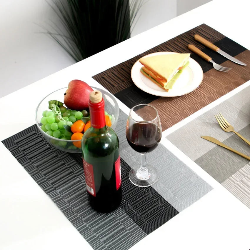 Placemats - Weave Stripe PVC