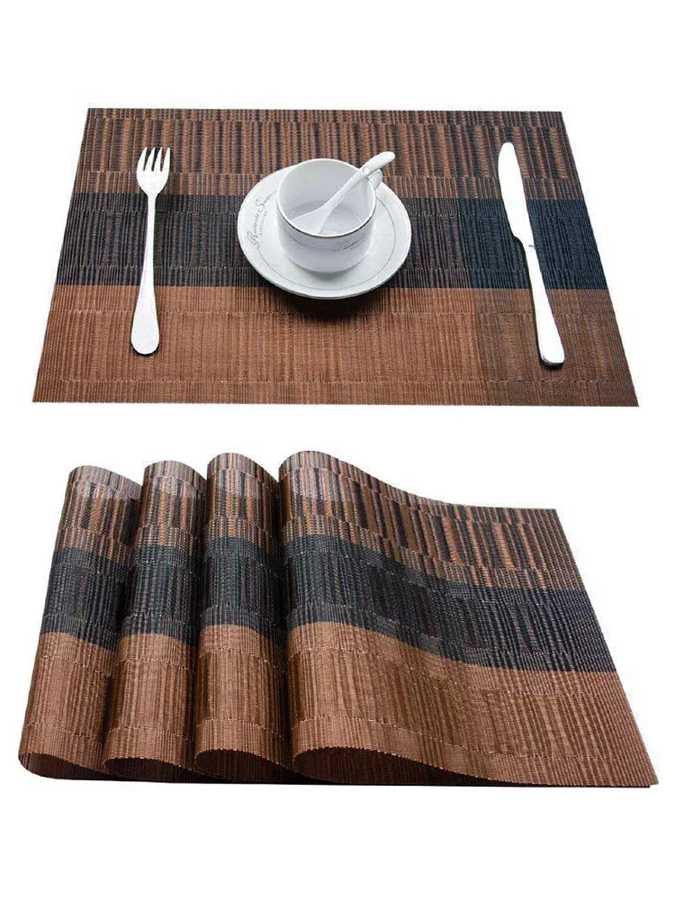 Placemats - Weave Stripe PVC