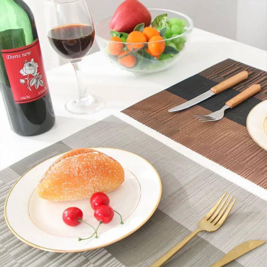 Placemats - Weave Stripe PVC
