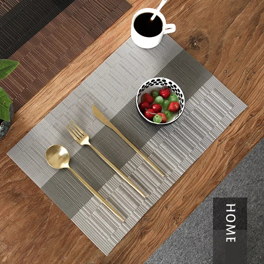 Placemats - Weave Stripe PVC