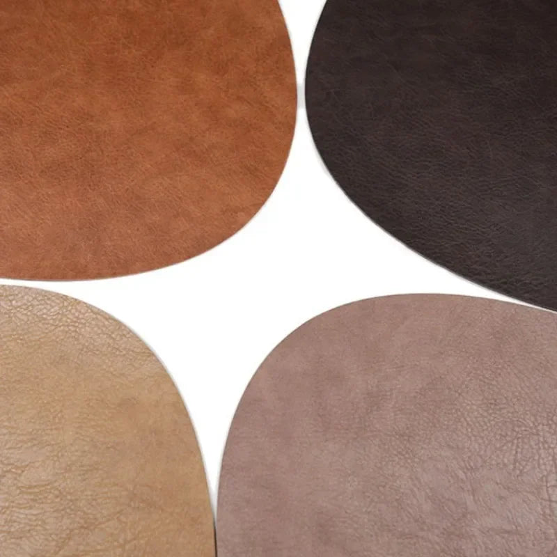 Placemats - Wrinkle Free Faux Leather Nordic