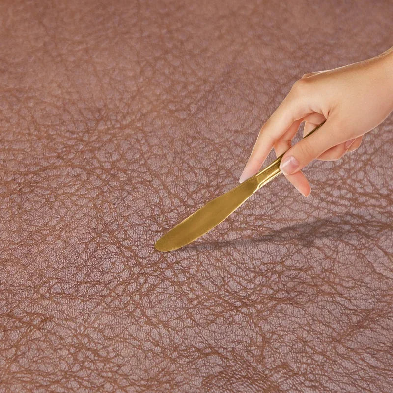 Placemats - Wrinkle Free Faux Leather Nordic