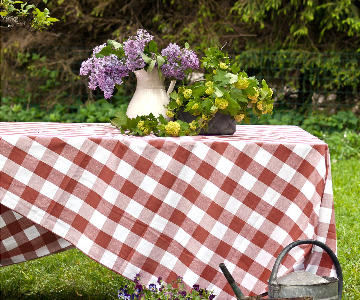 Cotton Tablecloths - Plaid Cloth Tablecloths