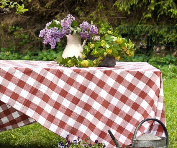 Cotton Tablecloths - Plaid Cloth Tablecloths