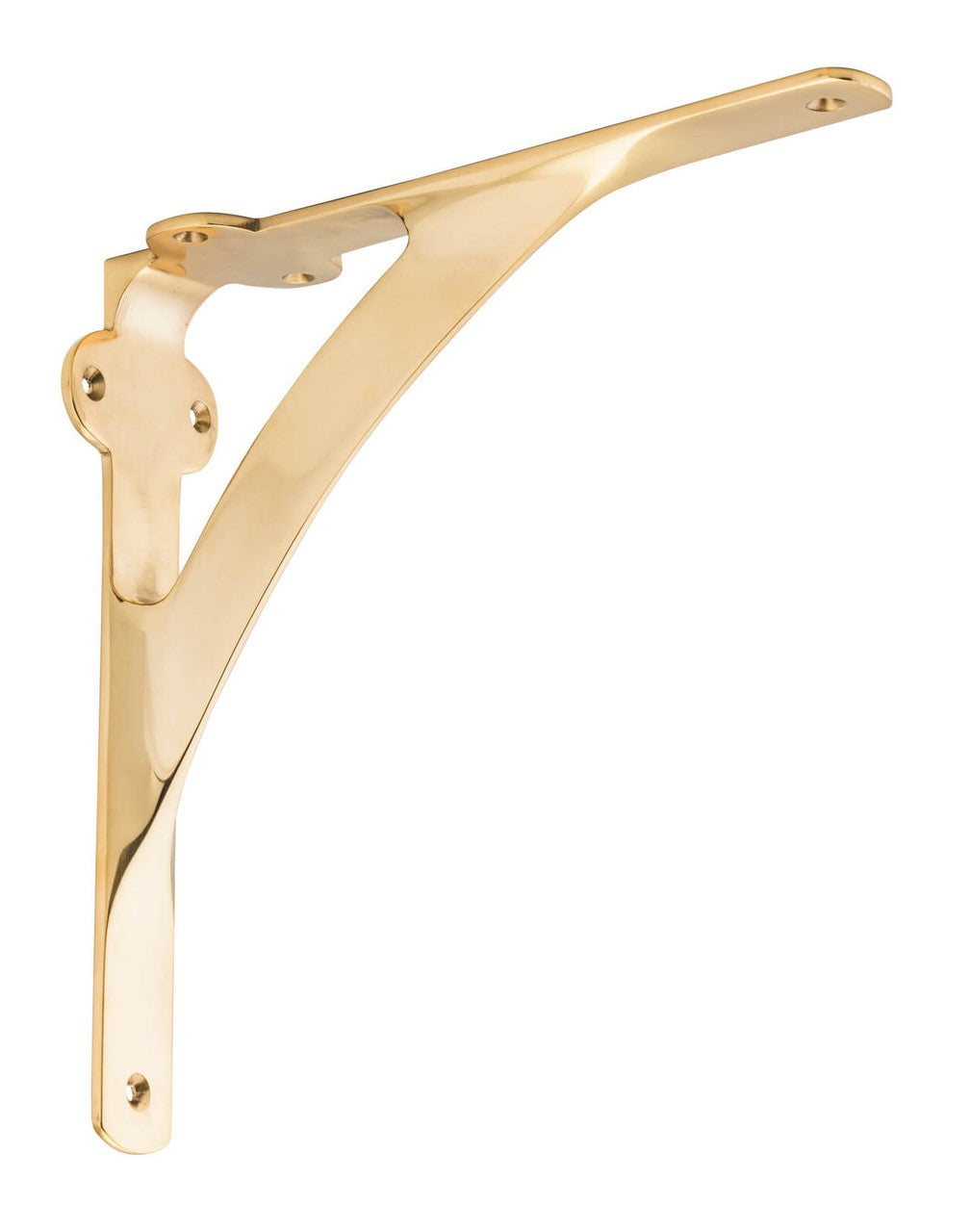 Classic Shelf Bracket - Unlacquered Brass Polished