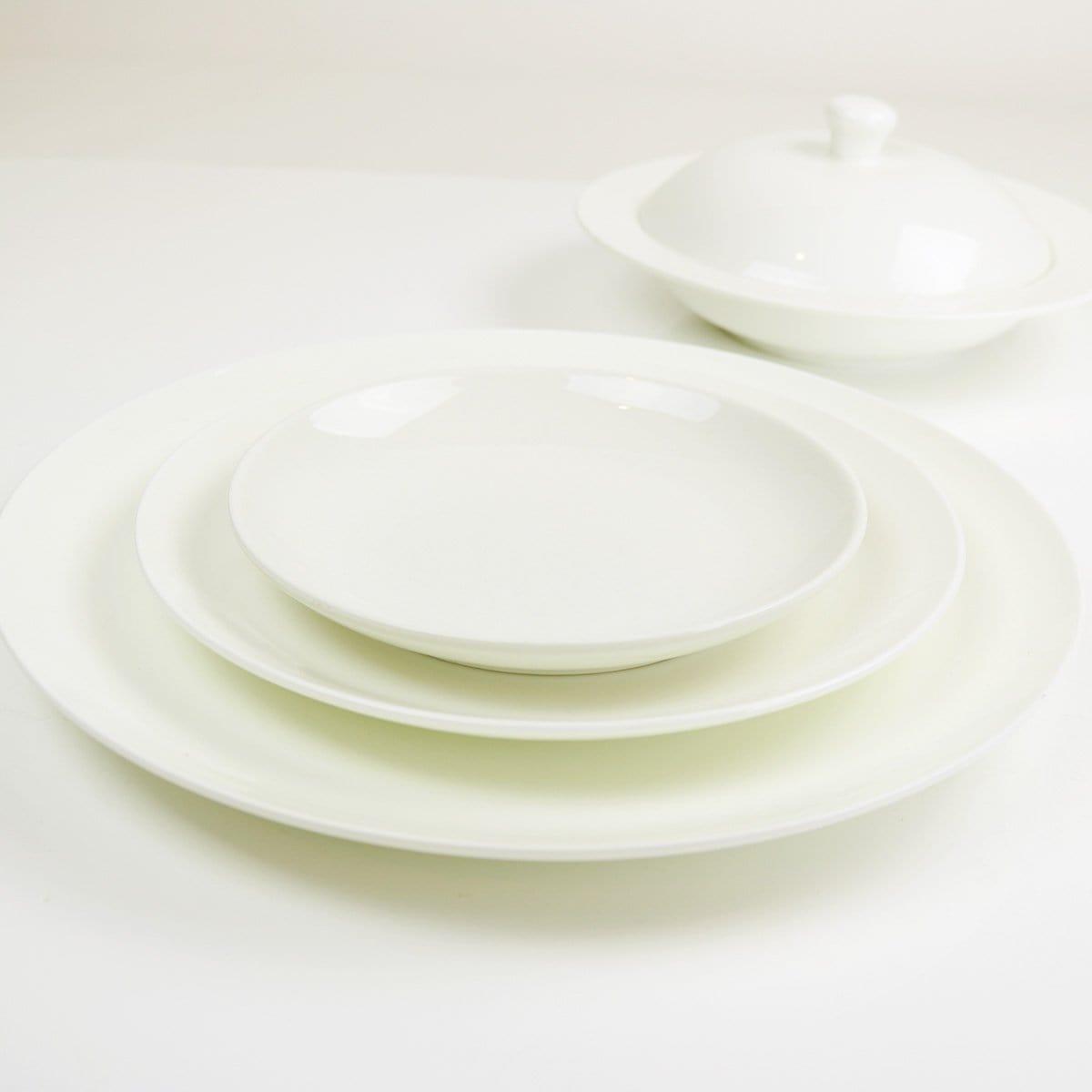 Angelic White Salad Plates-Set Of 4