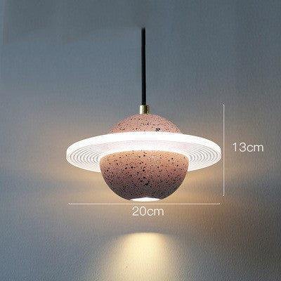 Red Marble Pendant Lamp