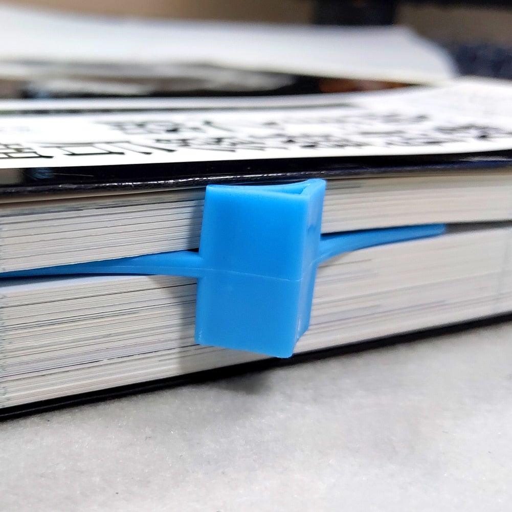 Plastic Book Page Holder Thumb Bookmark Reading Accessories Gifts For Readers Book Lovers Bookworm Librarian Literary Blue Multifunction Plastic Thumb Book Page Holder Book Marker Bookmark Superior Quality And Creative Convenient