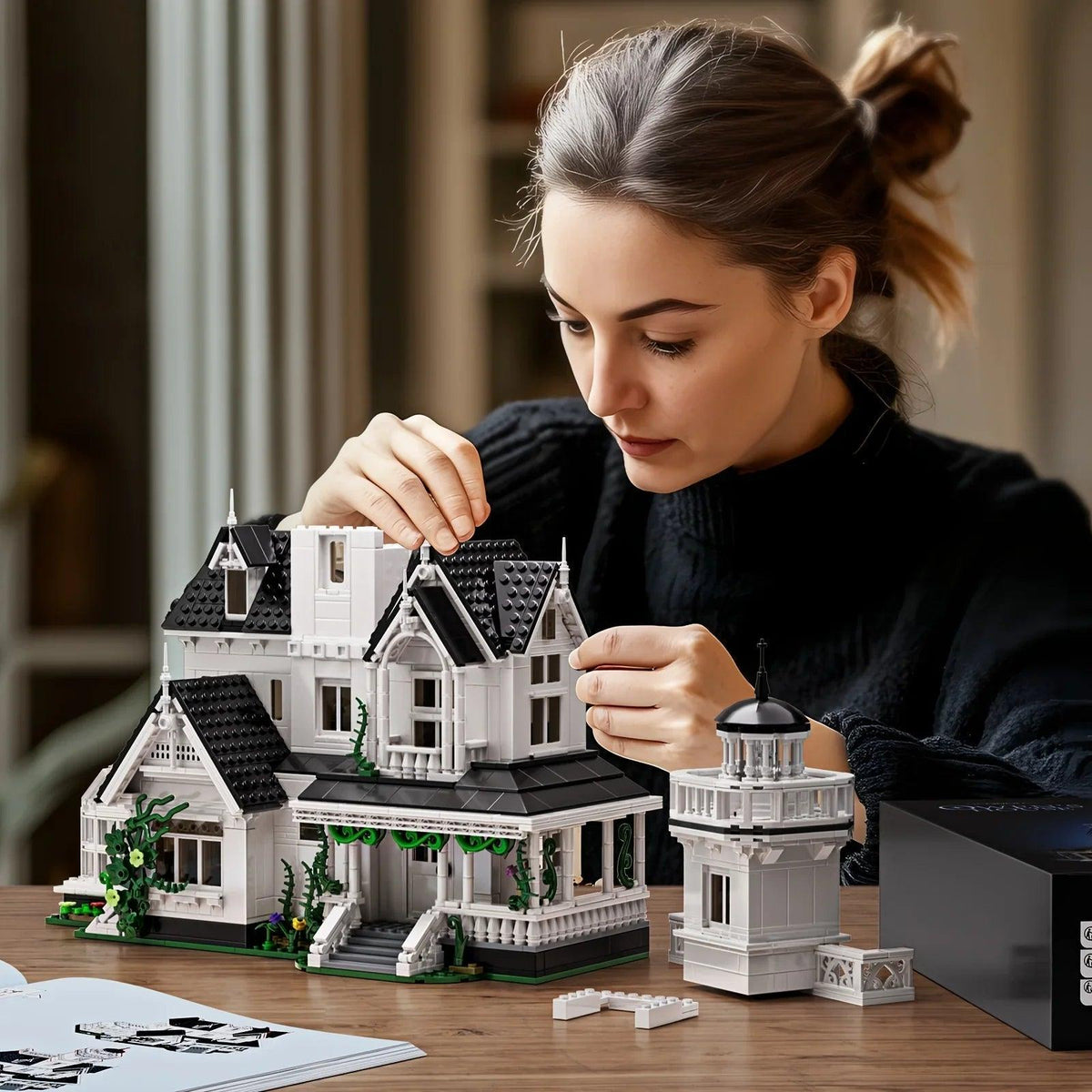 Plastic Building Block Set Castle with Unique Design