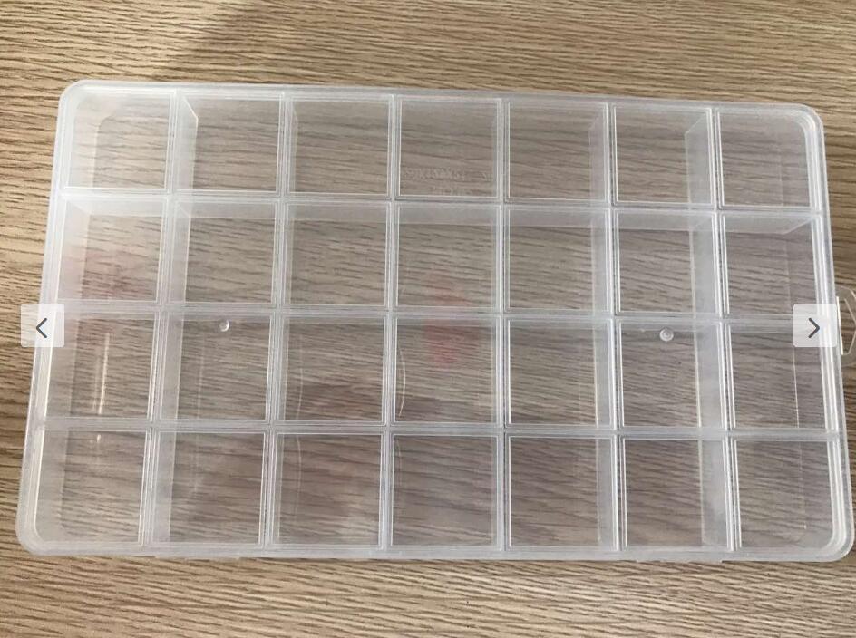 Plastic Jewelry Boxes Plastic Tool Box Adjustable Craft Organizer Storage Beads Bracelet Jewelry Boxes Portable 10 Compartments Clear Plastic Storage Box Jewelry Organizer Container