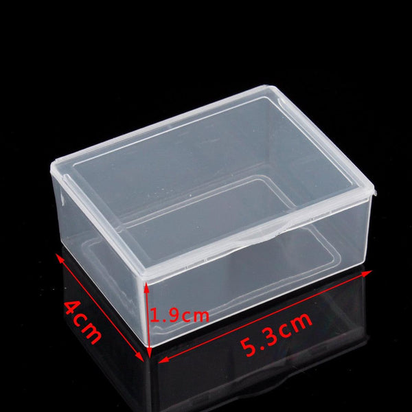 Plastic Jewelry Boxes Plastic Tool Box Adjustable Craft Organizer Storage Beads Bracelet Jewelry Boxes Portable 10 Compartments Clear Plastic Storage Box Jewelry Organizer Container