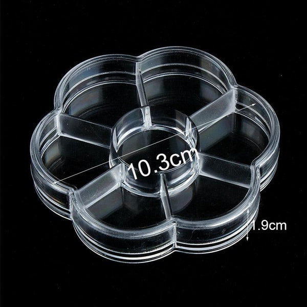 Plastic Jewelry Boxes Plastic Tool Box Adjustable Craft Organizer Storage Beads Bracelet Jewelry Boxes Portable 10 Compartments Clear Plastic Storage Box Jewelry Organizer Container