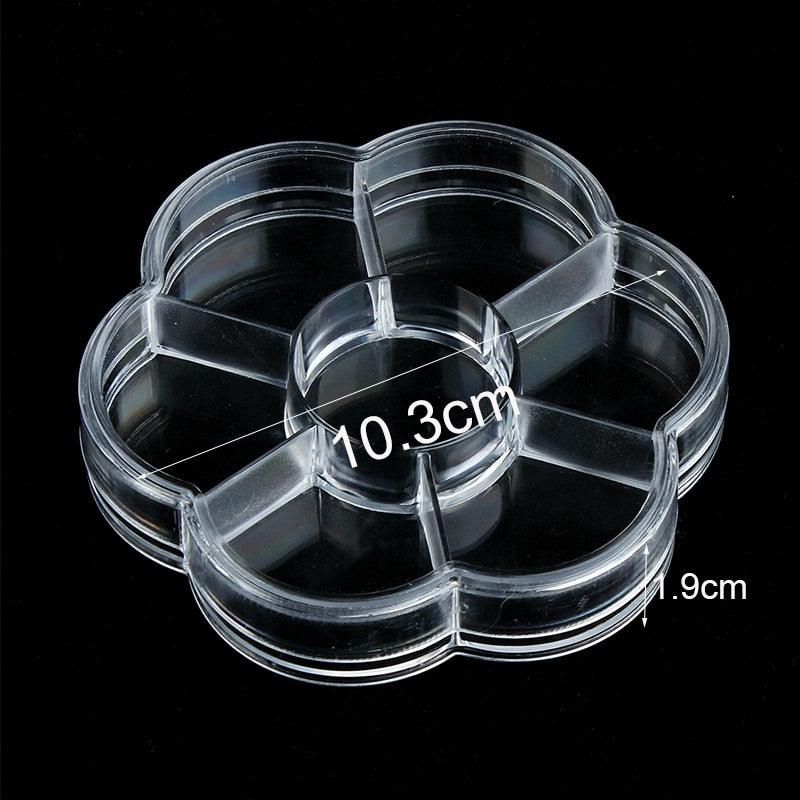 Plastic Jewelry Boxes Plastic Tool Box Adjustable Craft Organizer Storage Beads Bracelet Jewelry Boxes Portable 10 Compartments Clear Plastic Storage Box Jewelry Organizer Container