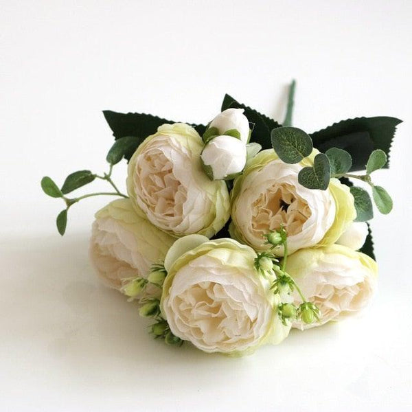 Plastic Vases Anti-ceramic Unbreakable Basket Imitation Rattan Flower Vase For Home Décor Desktop Decoration Living Room Office or Bookshelf