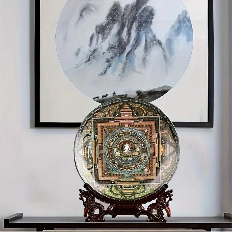 Plate - Ceramic Western Bodhisattva Tray