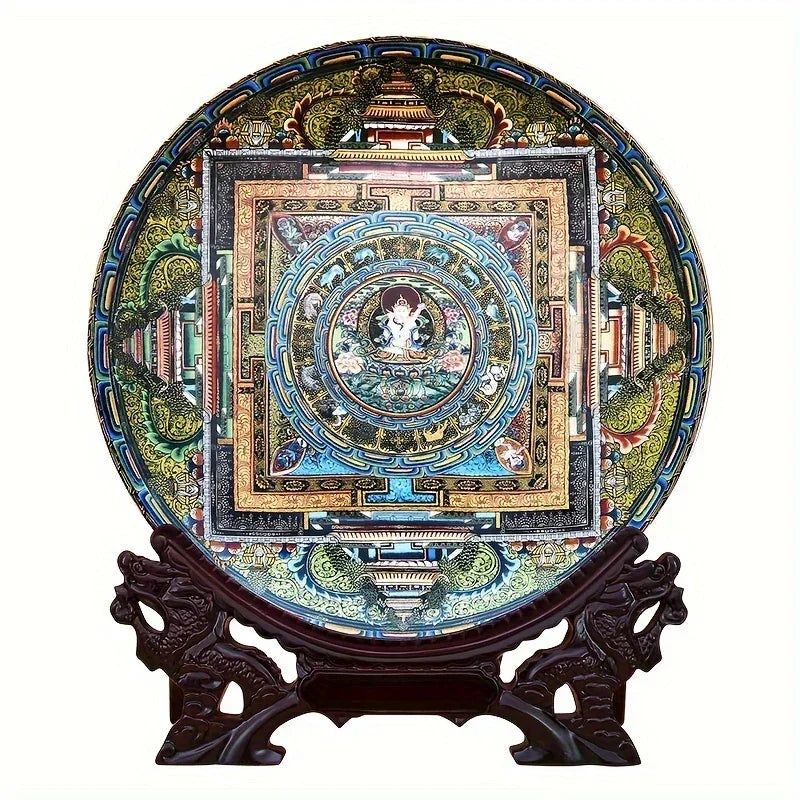 Plate - Ceramic Western Bodhisattva Tray