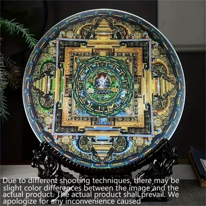 Plate - Ceramic Western Bodhisattva Tray