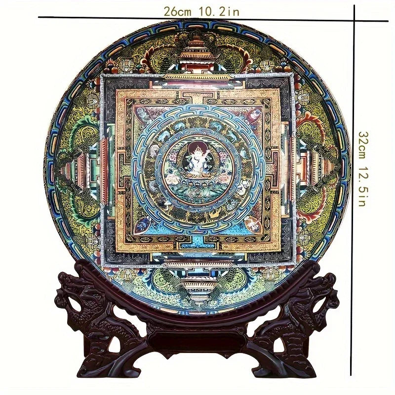 Plate - Ceramic Western Bodhisattva Tray