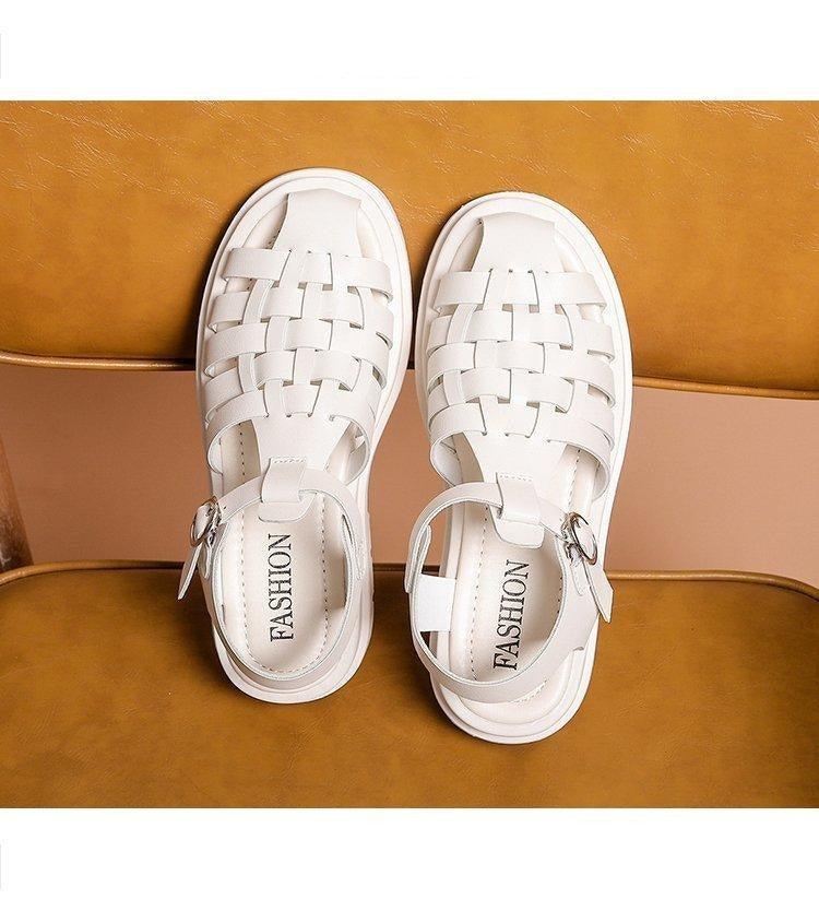 Platform Women's Sandals Summer Fashion Women Beach Classic Sandal Comfortable Beach  Pool Platforms Sandals With Buckle Open Toe Ankle Strap Thick-Soled Casual Women's Shoes