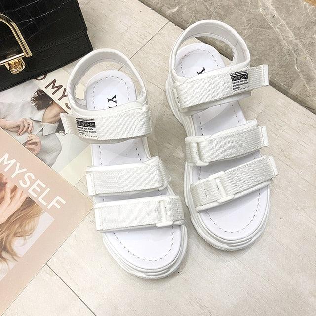 Platform Women's Sandals Summer Fashion Women Chunky Beach Sandal Comfortable Universal Comfortable Quick-Drying Casual Sport Summer Casual Non-Slip Beach Platform Shoes Sandals