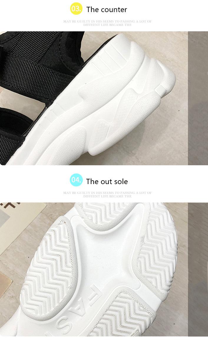 Platform Women's Sandals Summer Fashion Women Chunky Beach Sandal Comfortable Universal Comfortable Quick-Drying Casual Sport Summer Casual Non-Slip Beach Platform Shoes Sandals