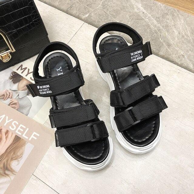 Platform Women's Sandals Summer Fashion Women Chunky Beach Sandal Comfortable Universal Comfortable Quick-Drying Casual Sport Summer Casual Non-Slip Beach Platform Shoes Sandals