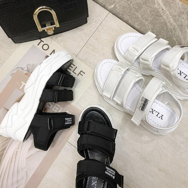 Platform Women's Sandals Summer Fashion Women Chunky Beach Sandal Comfortable Universal Comfortable Quick-Drying Casual Sport Summer Casual Non-Slip Beach Platform Shoes Sandals