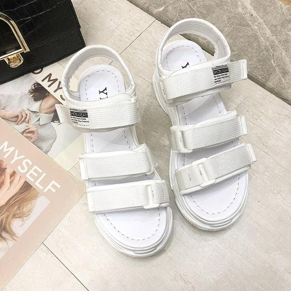 Platform Women's Sandals Summer Fashion Women Chunky Beach Sandal Comfortable Universal Comfortable Quick-Drying Casual Sport Summer Casual Non-Slip Beach Platform Shoes Sandals