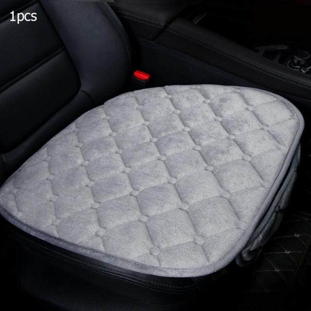 Plush Car Seat Covers Front Rear Full Set Choose Car Seat Cushion Car Memory Foam Heightening Seat Cushion Plush Seat Pad Protector Car Accessories  Lower Back Pain Relief Cushion Anti-Slip