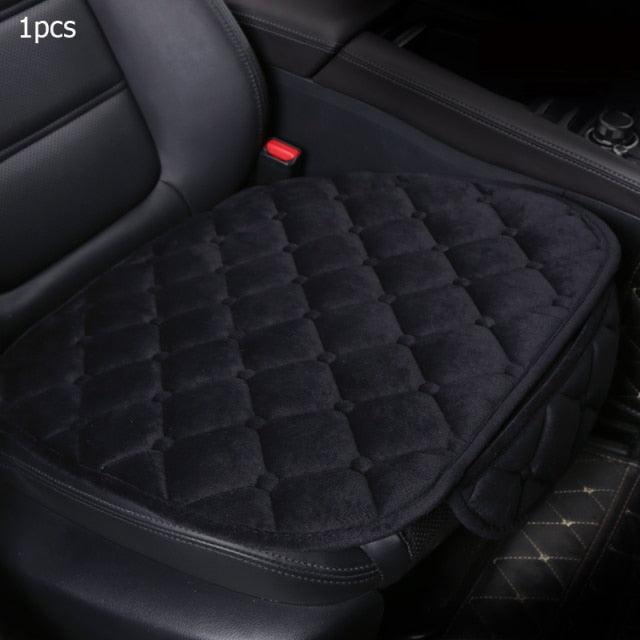 Plush Car Seat Covers Front Rear Full Set Choose Car Seat Cushion Car Memory Foam Heightening Seat Cushion Plush Seat Pad Protector Car Accessories  Lower Back Pain Relief Cushion Anti-Slip