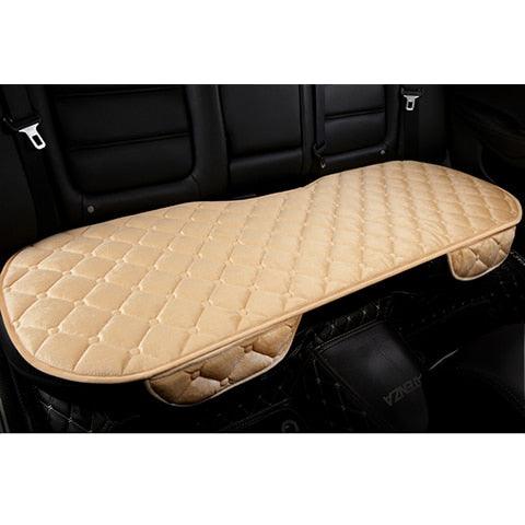 Plush Car Seat Covers Front Rear Full Set Choose Car Seat Cushion Car Memory Foam Heightening Seat Cushion Plush Seat Pad Protector Car Accessories  Lower Back Pain Relief Cushion Anti-Slip
