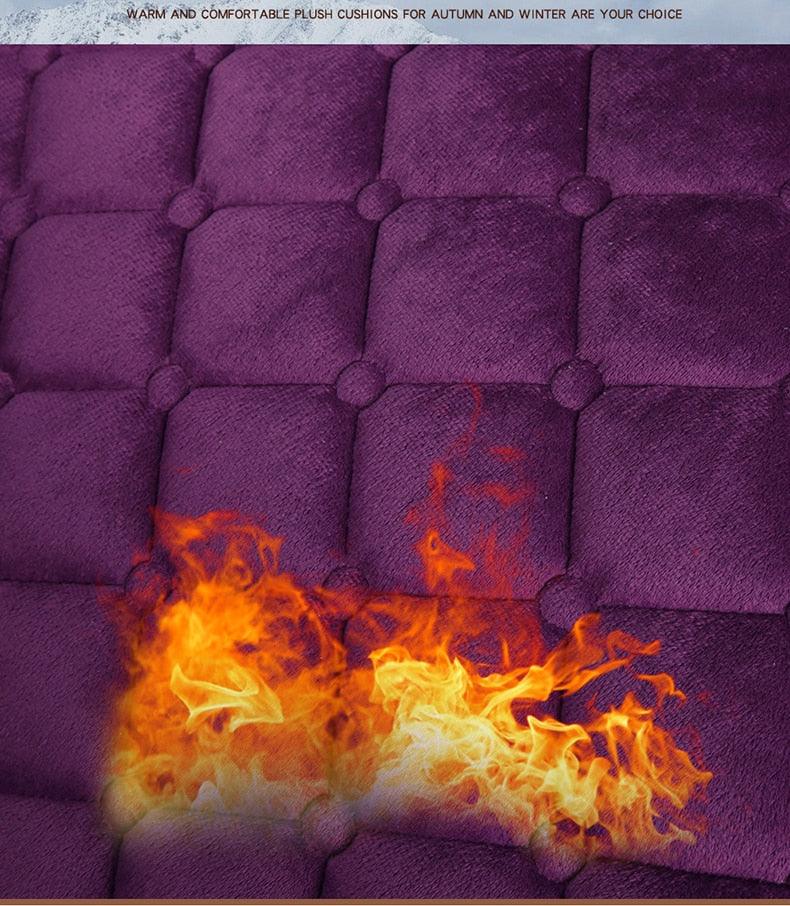 Plush Car Seat Covers Front Rear Full Set Choose Car Seat Cushion Car Memory Foam Heightening Seat Cushion Plush Seat Pad Protector Car Accessories  Lower Back Pain Relief Cushion Anti-Slip