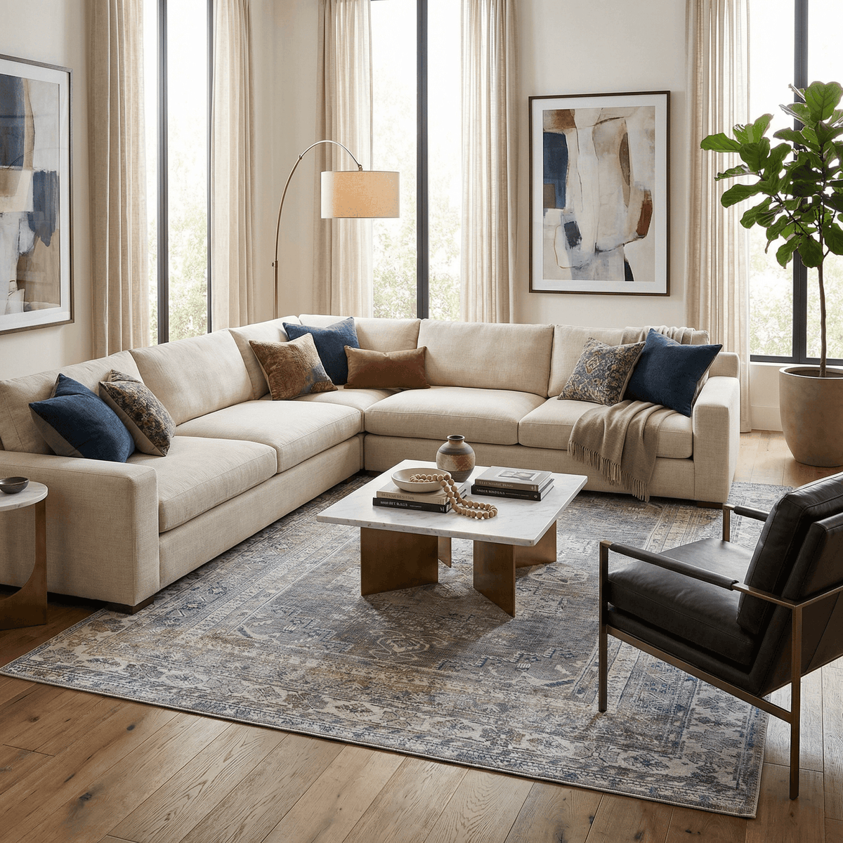 Baltinglass Gray Washable Rug - Clearance
