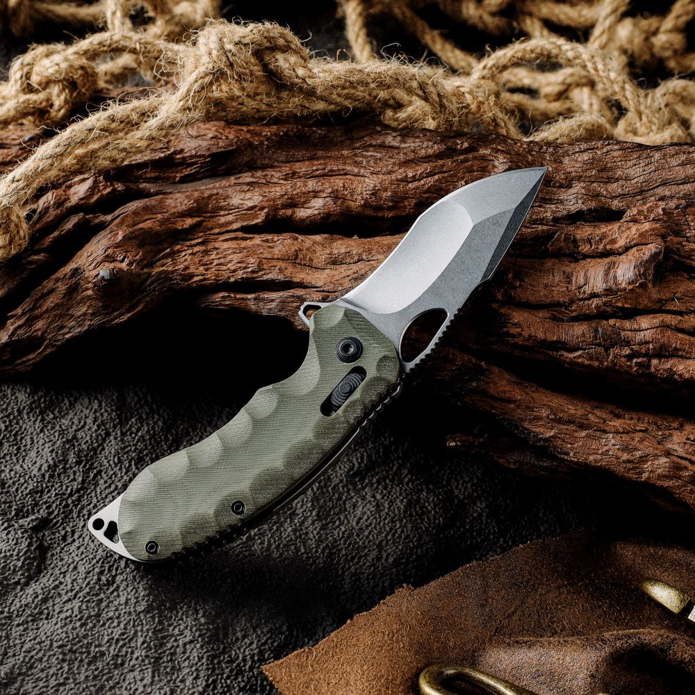 Navigator CTS XHP High Performance Stainless Tool Steel Pocket Knife with Clip & G10 Fiber Handle