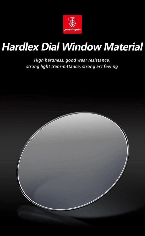 POEDAGAR Luxury Chronograph Men's Watch - Waterproof, Luminous, Stainless Steel, Sporty Design