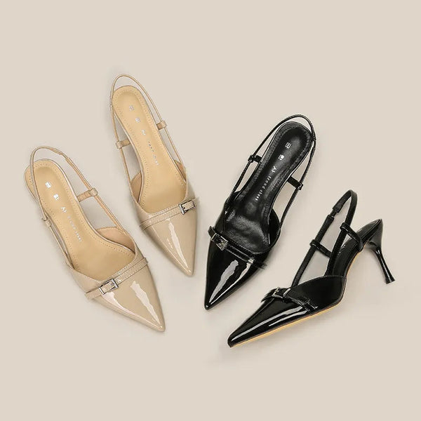 Point Toe Slingback Pumps